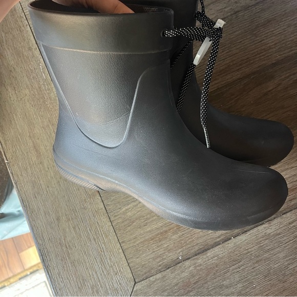 Black crocs rain boots - Picture 1 of 5